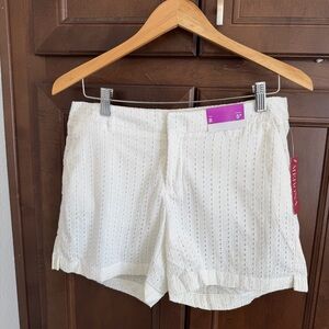 Merona White Eyelet Women Shorts
